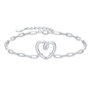 heart Paperclip Bracelet