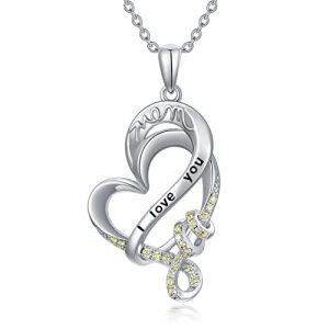 I Love You Mom Necklace