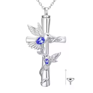 Hummingbird Cross Urn-Sept