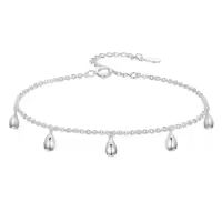 TOUPOP Sterling Silver & Crystal Star Charm Bracelet Adjustable Christmas Gift-style_name:Teardrop Charm Bracelet