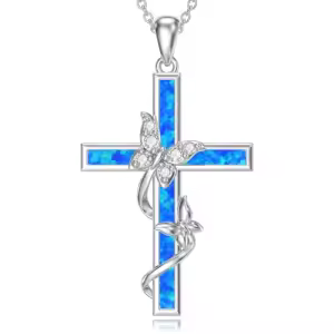 Created Blue Opal