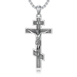 H-Orthodox Crucifix Necklace