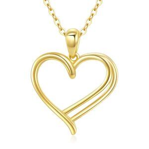 Double Heart Necklace-C