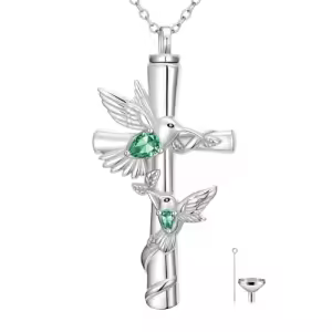Hummingbird Cross Urn-May