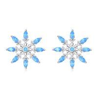 wholesale TOUPOP Animal Earrings For Women 925 Sterling Sliver Stud Earrings Jewelry Gifts For Women Christmas Birthday Gift -style_name:Snowflake Earrings