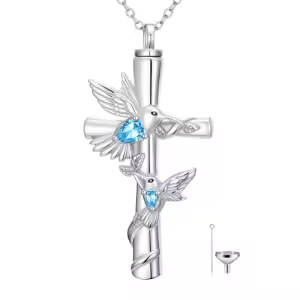 Hummingbird Cross Urn-Mar