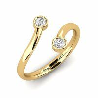 wholesale TOUPOP 10k/14k/18k Solid Gold Personalized Moissanite Engagement Ring For Women Engraved Name Moissanite Eternity Wedding Band Ring For Her Valentines Day Anniversary Christmas Gift For Wife -style_name:C Moissanite Ring