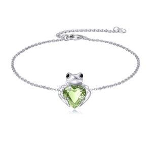 Frog-Green Heart Crystal