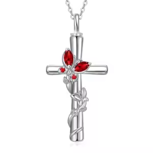 Butterfly Cross Urn-Jan