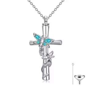Dragonfly Cross Urn-Dec
