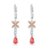 wholesale TOUPOP Gifts For Women Geometry Earrings Sterling Silver Teardrop Huggie Hoop Dangling Drop Earrings Birthday Mother's Day Jewelry Gifts For Her Girls Wife Mom -style_name:Teardrop