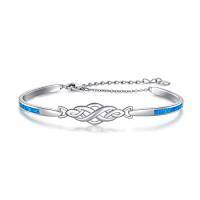 wholesale TOUPOP Bracelet For Women Opal Bracelet 925 Sterling Silver Opal Cuff Bangle Bracelets Inspirational Fine Jewelry Gifts For Women Her Wife Mom Daughter Christmas Birthday Gifts Ideas -style_name:14-Celtic Knot Bracelet