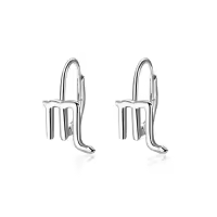 TOUPOP Sterling Silver Stone Zodiac Constellation Leverback Dangle Earrings-style_name:(10/24-11/22) Scorpio Earrings