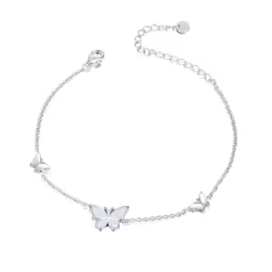 9-White Anklet