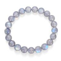 wholesale Father's Day Gifts 100% Natural Gemstone Bracelets For Men Women,tiger Eye/obsidian/agate/tibetan Beads (9.1mm-16.3mm) Stretch Bracelet Gifts For Dad Gifts For Father Gifts For Husband Him -style_name:G-Moonstone, Bead Size:9.1mm Wrist:7-9inch