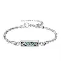TOUPOP 925 Sterling Silver Abalone Shell Tree Of Life Cremation Jewelry-style_name:Dragonfly
