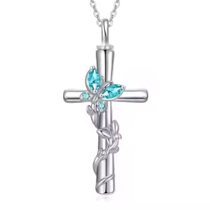 Butterfly Cross Urn-Dec