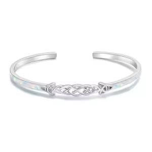 7-Celtic White Opal Bracelet