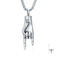 wholesale Italian Horn/hand Urn Necklace For Ashes 925 Sterling Silver Cornicello Cremation Pendant W/stainless Steel Chain Keepsake Memorial Jewelry For Men Women… -color_name:Italian Hand Ashes Necklace