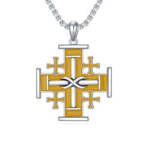 K Jerusalem cross Yellow