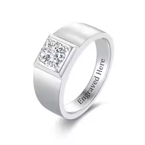 A Moissanite Ring