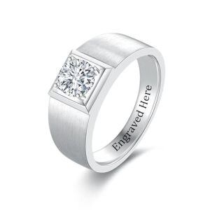 A Moissanite Ring