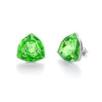 wholesale TOUPOP Birthstone Earrings For Women 925 Sterling Silver Simple Dainty Crystal Stud Earrings Jewelry Christmas Valentine Mothers Day Birthday Gifts For Women Her Girlfriend -color_name:08-Aug-Peridot