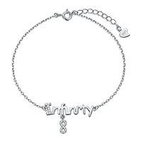 wholesale Ankle Bracelets For Women 925 Sterling Silver Layered Sea Turtles/elephant/wave/cross Anklet Summer Ocean Beach Jewelry Christmas Gifts For Women -style_name:27-Infinity Anklet