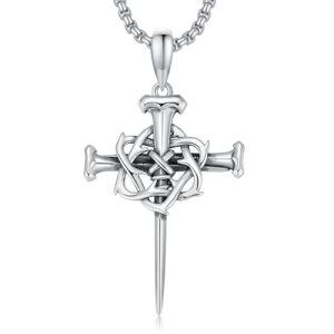 B02 Nail Cross Silver