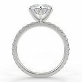 wholesale 10K Wedding Ring with Diamond Accent Band-0-8
