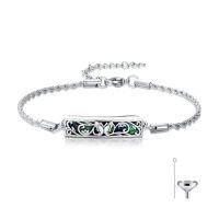 wholesale TOUPOP Urn Bracelet For Ashes 925 Sterling Silver Abalone Shell Sunflower/butterfly/turtle Cremation Jewelry For Ashes Keepsake Pendant Locket Bracelet For Women Christmas Gifts -style_name:Butterfly Urn Bracelet