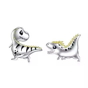 Dinosaur Earrings
