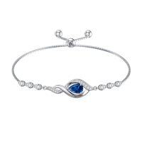 wholesale Christmas Gifts Birthstone Bracelet For Women 925 Sterling Silver Infinity Love Jewelry Birthday Gifts For Women Mom Wife Girlfriend -color_name:12-December-Topaz