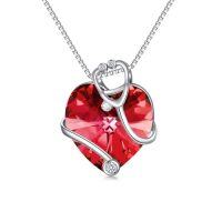 wholesale TOUPOP Gifts For Nurse Birthstone Stethoscope Necklace 925 Sterling Silver Heart Crystal Nursing Themed Jewelry Nurses Day Christmas Gifts For Women Doctor Medical Student -color_name:01-January