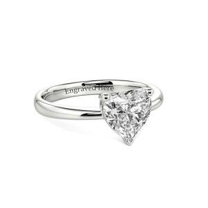 Heart Engagement Ring