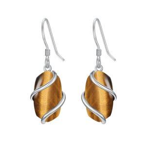 Dangle-Tiger Eye Stone