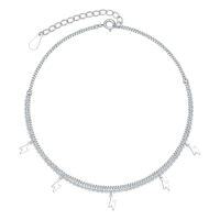 wholesale TOUPOP 925 Sterling Silver Ankle Bracelets For Women Adjustable Anklet Elegant Foot Jewelry Birthday Gift For Her Wife Mom Girlfriend -style_name:Lightning Pendant