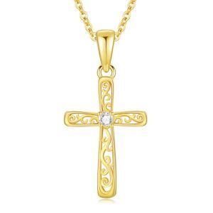 Filigree Cross Necklace