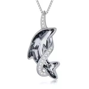 A-dolphin with infinity-Grey Crystal
