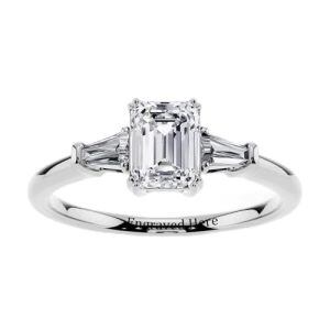 H Moissanite Ring