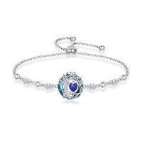 wholesale TOUPOP Tree Of Life Birthstone Bracelet 925 Sterling Silver Family Tree Austrian Crystal Jewelry Anniversary Birthday Christmas Gifts For Women Wife Girlfriend Her -color_name:09-Sep-Sapphire