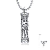 wholesale TOUPOP Saint Urn Necklace For Men Women, 925 Silver Sterling Religion Urn Pendant Cremation Jewelry For Ashes Necklace Memorial Keepsake Jewelry Gifts For Men Father Son -style_name:K01-St Sebastian