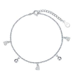 Zircon Pendant Anklet