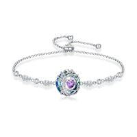 wholesale TOUPOP Tree Of Life Birthstone Bracelet 925 Sterling Silver Family Tree Austrian Crystal Jewelry Anniversary Birthday Christmas Gifts For Women Wife Girlfriend Her -color_name:02-Feb-Amethyst
