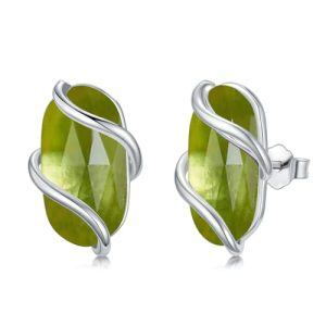 Stud-Peridot-August