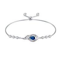 wholesale Infinity Birthstone Bracelet For Women 925 Sterling Silver Infinity Love Birthday Jewelry Christmas Gifts For Women Mom Wife Girlfriend -color_name:12-December-Topaz
