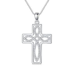 Celtic Knot Cross Necklace