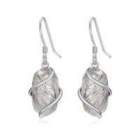 wholesale Earrings For Women 925 Sterling Silver Dainty Gemstone Dangle Drop Earrings Fine Jewelry Birthday Christmas Gifts For Women Her Mom -color_name:Dangle-Black Rutilated Quartz