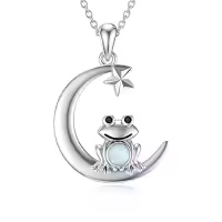 TOUPOP Sterling Silver Animal Pendant Women Jewelry Christmas Gifts-style_name:frog