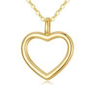 TOUPOP 14k Gold Crystal Y Lariat Necklace with Diamond Heart Celtic Knot-style_name:Heart Necklace-A